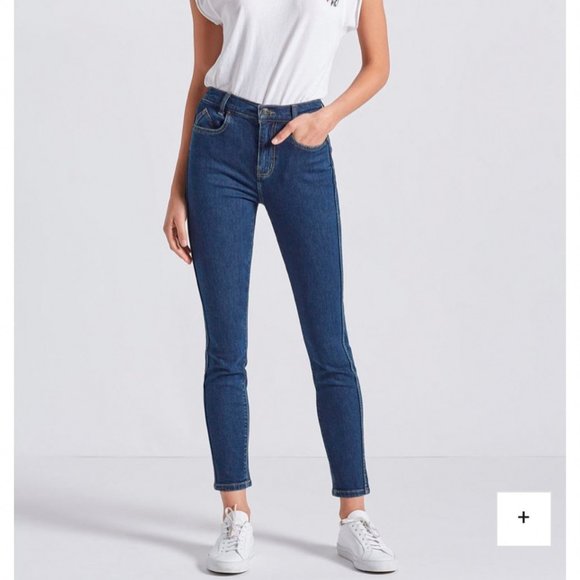 Current/Elliott High-Waist Skinny Jeans, NWT - Picture 3 of 16